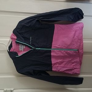 Girls columbia rain jacket